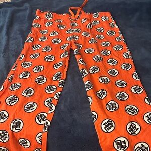 Orange Graphic Lounge Pants